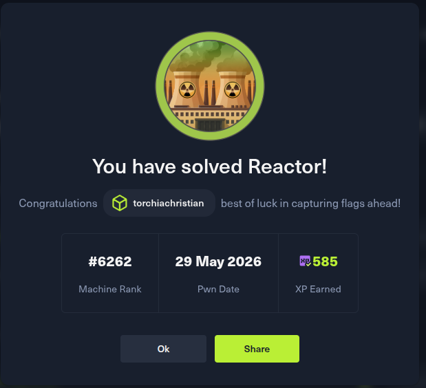 Reactor pwned